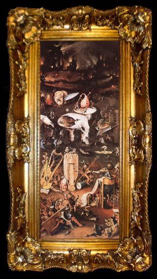 framed  BOSCH, Hieronymus The garden of the desires, trip sign,, ta009-2
